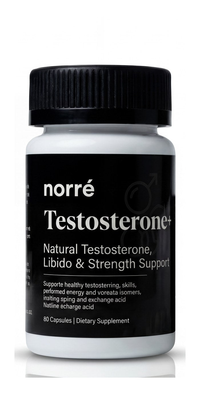 Norré Labs Testosterone+ bottle on white background