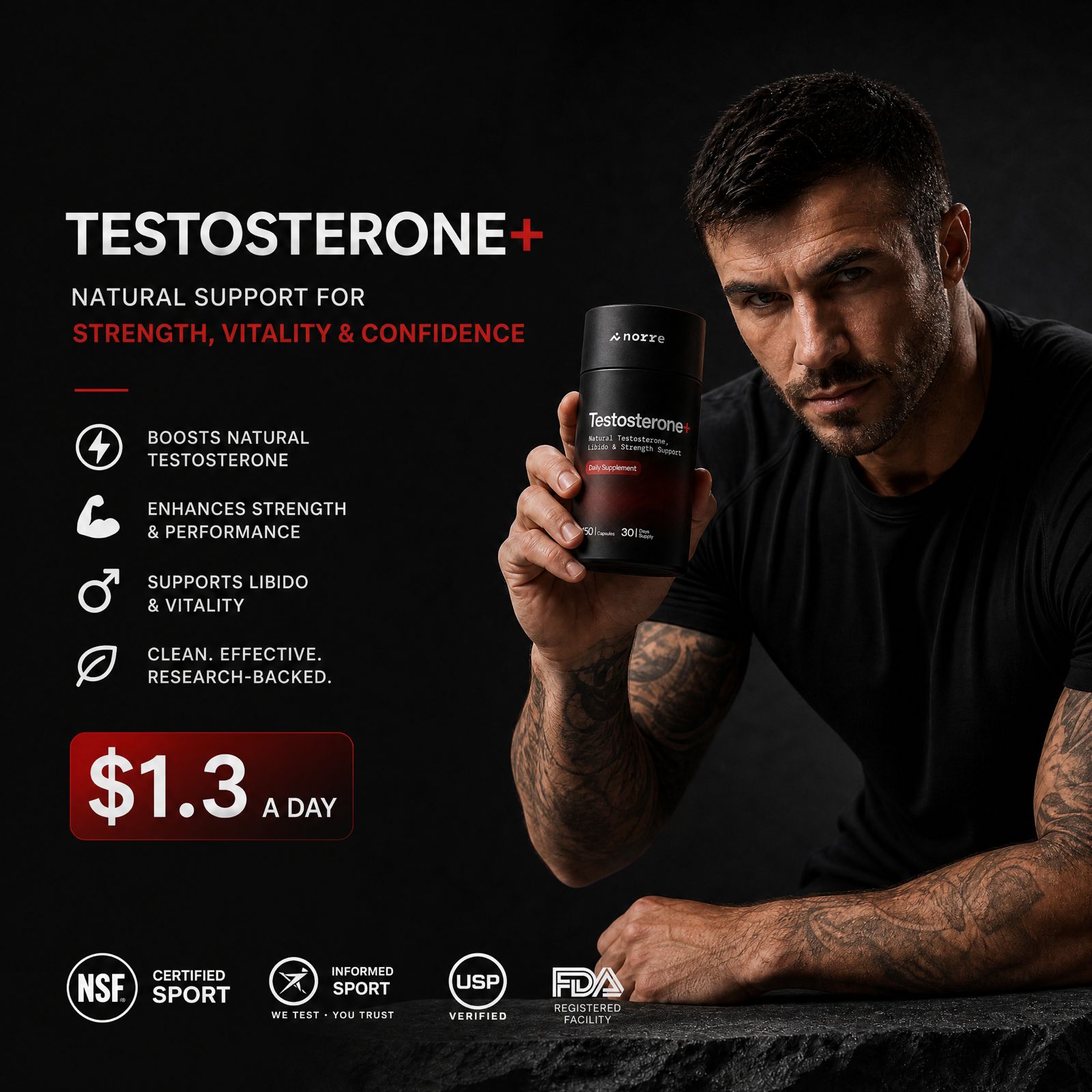 TESTOSTERONE+
